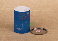 ODM Salt Food Lining Custom Printed Round Paper Packaging Can With Shake Lid