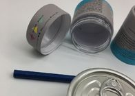 De kleine Gemakkelijke Trekkrachtring kan Plastic Cilinder met Pakket van het het Deksel het Droge Kruid van Handsealble ontruimen