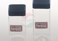 Square Food Grade Clear Plastic Jars With Silk Screen Printing