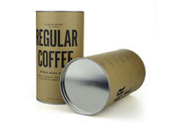 Food Grade Wine Packaging Paper Composite Cans With Movable Metal Lid