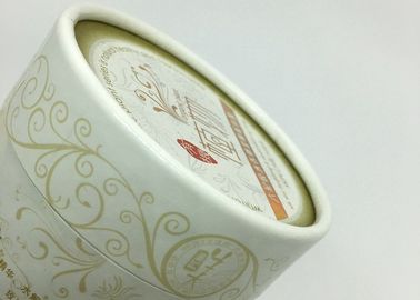 Body Lotion Paper Composite Cans For Bottles / Cardboard Cylinder Box Packaging
