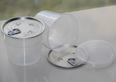 De kopvorm transparante pp kan Gemakkelijke Open Eind Plastic Buis voor Droog voedsel