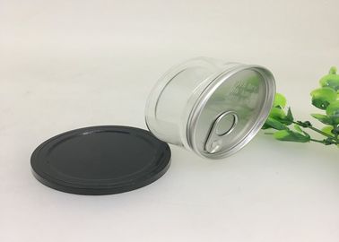 Food Grade Clear Plastic Cylinder , 3.5g Packaging food Packaging PET Plastic Container