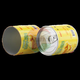 Hot Stamping Milk Paper Cans Packaging With Aluminum Bottom