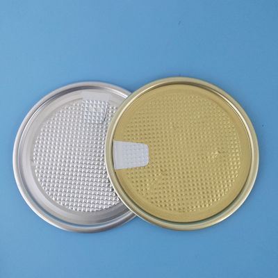High Temperature Sterilization Cans Peel Off Lid Food Cans Easy Open Lid Gold Color EOE