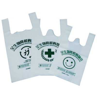 PLA Maïszetmeel Gemaakte 100% Biologisch afbreekbare Composteerbare Plastic Zakken Logo Design