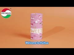 Papieren koker met kindveilige vergrendeling