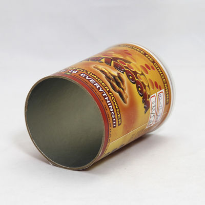 Christmas Theme Gift Packaging Paper Tube with Custom Size for Tea Snacks and Cosmetics
