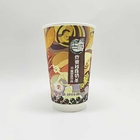 Beschikbare PE van Douanelogo printed/PLA Met een laag bedekte Koffie Juice Paper Cup With Lid