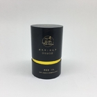 Cilinderdocument Buis voor Thee Zwarte Gouden Ronde Document Vakjes Kosmetische Roomdocument Buis