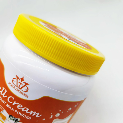 400g Goat Skimmed Baby Milk Powder Jar Recycled Plastic PET Protein Loose Powder Container Bottle Jar With Screw Lid