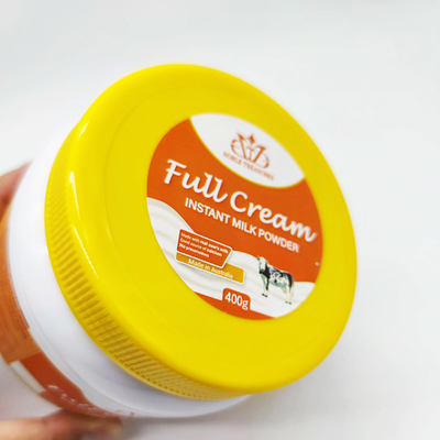 400g Goat Skimmed Baby Milk Powder Jar Recycled Plastic PET Protein Loose Powder Container Bottle Jar With Screw Lid