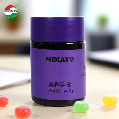 360ML Clear PET Can For Soft Candy Dry Food Coffee Cosmetic Gift Suitable For Cookies Packaging