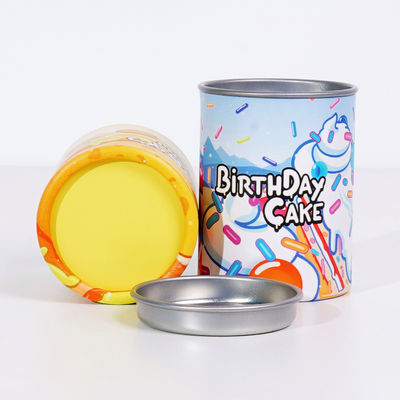 Hot-sellling Good Waterproof OEM Customized Food Grade White Cardboard PE Inner Ice Cream Paper Tube Paper Can for Ice Cream Freezing Resistance