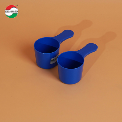 35g Dark Blue Plastic Clear Measuring Scoop Milk Powder Spoon Gram Spoon Round 95mm*45mm Blue