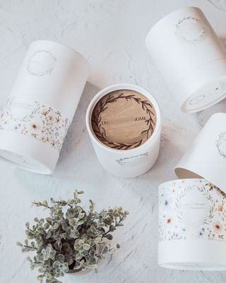 Biodegradable Luxury Cardboard Tube Custom Logo Printing for Green Tea Loose Tea Coffee Dried Flower Paper Tube Packaging