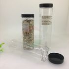 De milieu Duidelijke Plastic Cilinder met van het Schroefdeksel/Huisdier Cashewnoten kan
