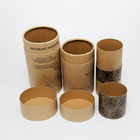 De douane Gedrukte het Document van Cilinderkraftpapier Verpakkende Containers van de Buis Rekupereerbare Thee