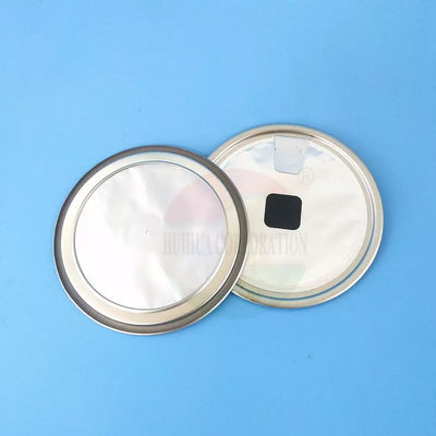 Silver Aluminum Easy-Open Lid for Tennis Ball Packaging Round Air Tight Can Easy Open End Featuring Tinplate Material