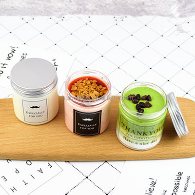 450ml Kruik van het het Huisdieren Plastic Roomijs van de voedselrang de Duidelijke Ronde met Schroefdopdeksels