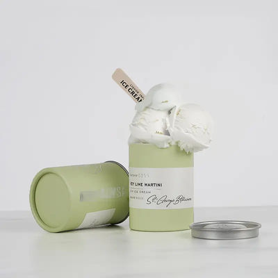 Eco-Friendly Round Paper Box Ice Cream Cardboard Paper Tube For Sustainable Packaging