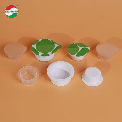 6oz aanpassen logo Griekse yoghurt bekers Eenwand Plastic Kleine grootte Fruit IJsbekers Deksels PP materiaal voor snacks Chocolade