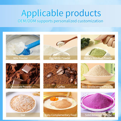 Recycled PET Food Grade Empty Plastic Bottles with Lids Packaging Candy Milk Protein Powder Container Screw Lids Powder Jar