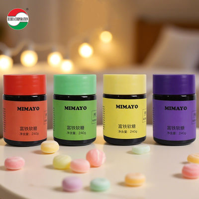 360 ml helder PET blik voor zachte snoep droog voedsel koffie cosmetisch cadeau geschikt voor koekjes verpakking