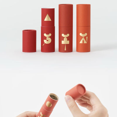 Custom Printed Round Kraft Cardboard Cylinder Wholesale Paper Tube Packaging