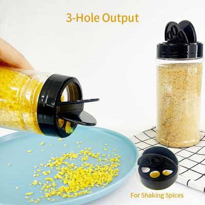 100 ml 120 ml 180 ml 200 ml Warm verkoop Multifunctionele kruidenfles Spice Jar Plastic Salt Pepper Shakers BBQ Kruidenfles