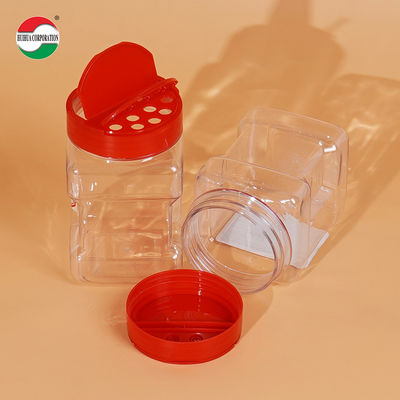 HUIHUA Factory Wholesale Price PET Plastic Spice Jar met schermdruk voor kookgerei Zoutpeper Chili Kruidenvat