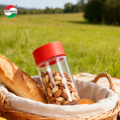 Food Grade PET Plastic Jars and Bottles with Lids High Quality Storage Containers for Candy Snacks Spices