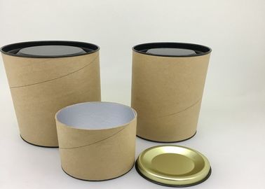 Antiroestdocument Buis Verpakking met van de Metaaldeksel/Thee Tindocument Cilindercontainers
