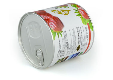 Color Print Custom Composite Cans , Food Grade Tea Tube Packaging